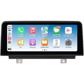 Wireless CarPlay/Android Auto 10.25/12.3 Inch Touchscreen for BMW 3/4 Series F30/F31/F32/F33/F34/F35/F36 (2013-2019) with NBT System, Car Radio Receiver, Multimedia, Bluetooth, Car Stereo