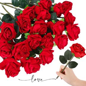 Yexiya Red Rose Flower Pens Day Mother's Rose Ballpoint bulk perk pen pen pen for Mom Wedding Office Classroom School Supplies Decor