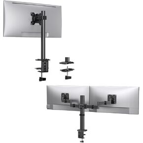 Ergear Monitor Mount for Most 13-32", Heavy-Duty Monitor Mounts for 2 Monitors