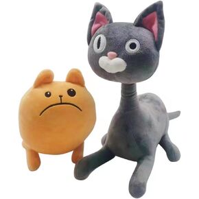 لعبة Noodle Cat Bun Dog محشوة بلوش ، شفاء الشريك المخلص Cat Dog Plushies Toy Doll ، ألعاب محشوة ، هدايا رائعة للأطفال الفتيات