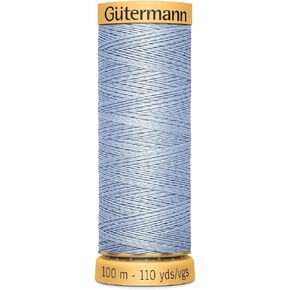 Gutermann Natural Cotton Thread 110 Yards-Steel Blue