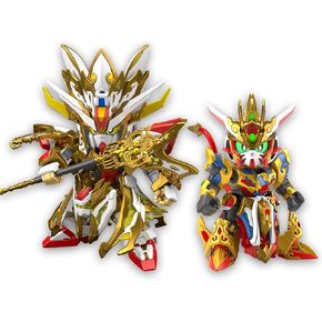 Bandai Hobby - SD Gundam World Heroes - #33 SDW Revival of the Hero! Wukong Impulse (الطفولة Ver.) و Sanzang Strike Freedom Set Kit