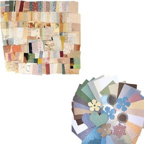 480pcs ورقة كتب القصاصات لصحيفة Journaling ، Bullet Journal ، سجل القصاصات ، ورق حرفي محكم لصنع البطاقات ، مشاريع DIY