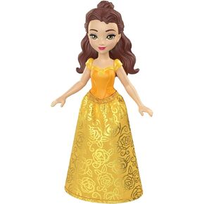 Mattel Disney Princesses, 9 cm Articulated Belle Doll, 3 Years and +, HLW78