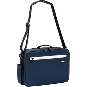 G&BPRO Crossbody Briefcase with Extending Tray System | All-in-one Mobile Workstation Travel Bag