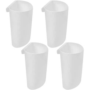 Kichvoe 4pcs حامل كأس معلقة لـ Rolling Cart - حاويات تخزين حاملي القلم - إكسسوارات العربة المتداخلة لمكتب ديكور المنزل ، المطبخ ، مركبة DIY
