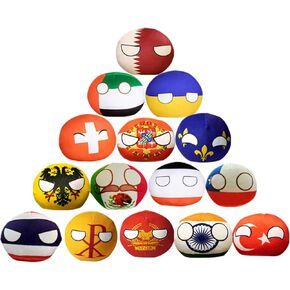 15pcs country ball plushies country country plushies plushies للأطفال والهدايا البالغة （4in）