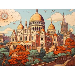 Lcozx Diamond Art Painting ، مجموعات الطلاء الفنية Diy Diamond للبالغين ، الطلاء المناظر الطبيعية الفنية بأرقام للبالغين ، أوقات الفراغ المنزلية ، تزيين الجدران ، الماس الدائري ، مقاييس النمط 12x16 بوصة ، رقم 39