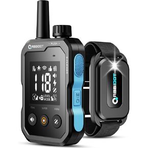 ABBIDOT Dog Training Collar with Remote - 4100ft, 6 Modes, Custom Mode, E-clicker, Longer Battery Life, Enhanced Night Light, Waterproof Adjustable E Collar for Small Medium Large Dogs