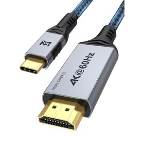 HDMI Cable 6 FT, 2-Pack, 4K@60Hz HDMI 2.0 Cord, High Speed, ARC/eARC HDCP 2.2, HDR for Monitor, Computer, Laptop, TV, PS4, PS5, Xbox, Roku, Bluray Player, Soundbar, Projector