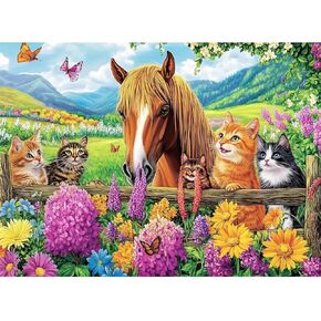 500 Piece Puzzle for Adults-Elegant Kimono Beauties Puzzle| Recycled Paper Jigsaw Puzzles 500 Pieces | Challenging Family Activity Great Gift Idea for Family Friends | Hard Puzzle Size 20.5X 15 inches