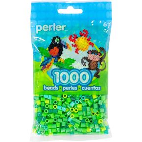 حبات بيرلر فتيل فتيل للحرف اليدوية ، 1000pcs ، جوهرة الأخضر