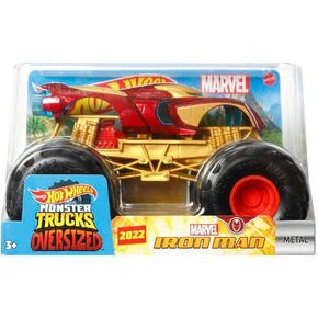 Hot Wheels Oversized Monster Truck Iron Man 2022