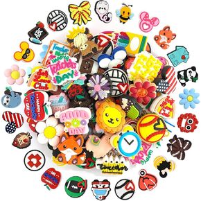100PCS Silicone Focal Beads Bulk Animal Beads,Cute Charms for DIY Pens, Keychains, Bracelets, Necklaces, Lanyards, Beaded Pens, Silicone Beads for Crafting, and Creative Supplies