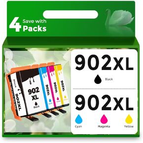 902xl حزمة خرطوشة الحبر الحبر لـ HP 6978 6968 6970 استبدال الحبر لـ HP 902 XL HP902XL إلى OfficeJet Pro 6968 6962 6975 6960 6950 6954 6951 6956 6963 6964