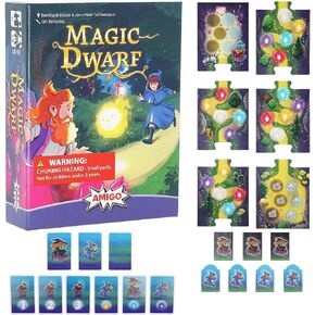AMIGO Games Magic Dwarf Strategy Card Game for Families - 1-6 Players Ages 5+