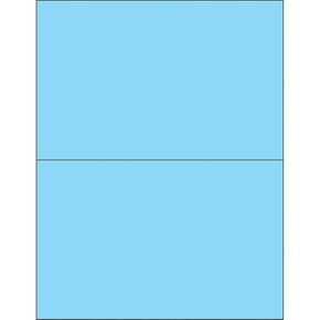 ملصقات ليزر Rectangle Tape Logic® ، 8 1/2 "× 5 1/2" ، باستيل الأزرق ، 200/CASE ، عن طريق خصم شحن الولايات المتحدة الأمريكية
