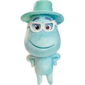 Mattel Pixar Soul Joe Gardner Plush Doll Toy Approx 8-in Tall, Huggable Stuffed Character Toy with Movie-Authentic Look, Kids Gift Ages 3 Years & Up