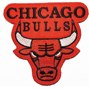 Wawanish22 Bull Head Basketball Te -Shirt Jacket - Chicago ، Illinois - Iron on Tembroidery Patch Art Logo