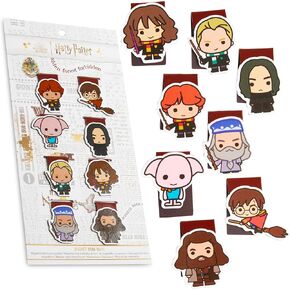 Harry Potter Magnetic Lagmarks صفحة Clip School University للأطفال المراهقات المراهقات تخزين هدايا القراء هدايا عيد الميلاد (Multi 8 Pack)