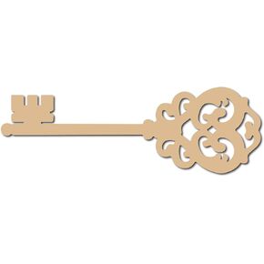 Creatcabin Laser Cut Wood Sign Key Wooden Cut Wall Art Craft Diy Sofelsing Esslpture Sculpture Decoring Decor