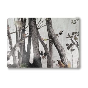 Carbon Fiber Laptop Skin Compatible with Surface Laptop 7 13.8" (2024) - Tattered Flag - Premium 3M Vinyl Protective Wrap Decal Cover - Easy to Apply | Crafted in The USA by MightySkins