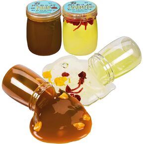 Prank u Joke-in-A-Jar Poop & Vomit Slime Gift Bundle-2 Pack (5oz لكل منهما)