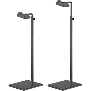 uxcell Purse Display Stand Set 2 Pack Metal Adjustable Height Handbag Rack Single Hook Holder for Boutique Store - Silver