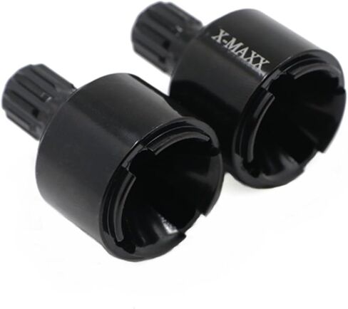 2Pcs RC Heavy Duty Drive Cup 7754R Upgrade Parts for 1/5 XMAXX 8S 77086-4 ，XRT 8S 78086-4 (Black) in Kuwait