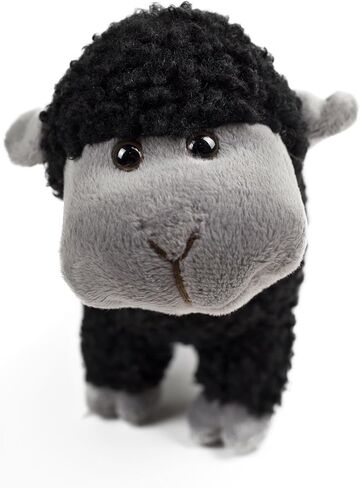Tiny Heart Sheep Stuffed Animal, Sheep Plush Toy, Lamb Stuffed Animal Cute Soft Stuffed Lamb Kids Boys and Girls Home Decor Birthday Cuddly Black Lamb Toys (Standing) in Kuwait