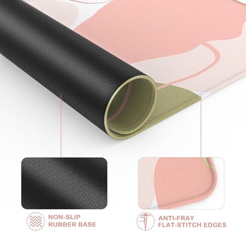 eulps Ergonomic Mouse Pad with Wrist Rest Support, Mousepad with Comfortable Memory Foam Wrist Rest and Non-Slip PU Base for Pain Relief, Computer, Laptop, Office, Home in Saudi Arabia