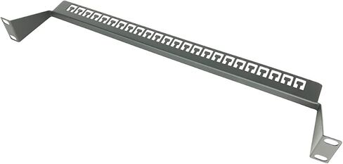 2 Pack 1U Horizontal 19-Inch Rack Mount Cable Management Support Bar Bracket Cross Bar Panel Black 1U Cable Manager-T Hook Type-Made in Taiwan in Saudi Arabia