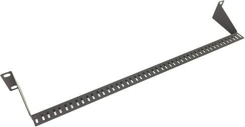 2 Pack 1U Horizontal 19-Inch Rack Mount Cable Management Support Bar Bracket Cross Bar Panel Black 1U Cable Manager-T Hook Type-Made in Taiwan in Saudi Arabia