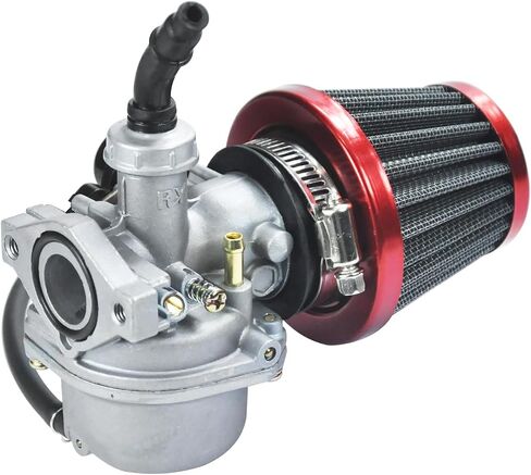 PZ19 المكربن ​​كارب فلتر الهواء خنق مقبض القبضات كابل ل 50cc 70cc 90cc 110cc 125cc تاو تاو GK110 باجا SSR أبولو كولستر الصينية أربع عجلات ATV الذهاب كارت CRF50 XL70 الترابية حفرة الدراجة الأزرق in Kuwait
