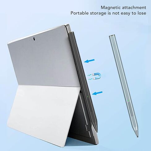 Tilt Pen for HP Laptop, Rechargeable MPP 2.0 Tilt Pen for HP Envy 17 aexxx Spectre x2 12 c0xx, x360 11m ad0xx, Spectre x2 12 c0xx, 4096 Pressure (Black) in Saudi Arabia
