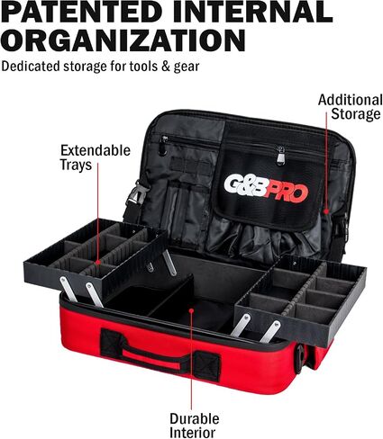 G&BPRO Crossbody Briefcase with Extending Tray System | All-in-one Mobile Workstation Travel Bag in Saudi Arabia