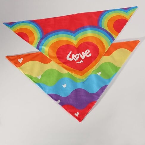 2Pcs Spring Dog Bandanas Boy, Reversible Paw Print Triangle Scarf for Dogs Premium Durable Fabric with Adjustable Neck Fit for Pets Cat in Saudi Arabia