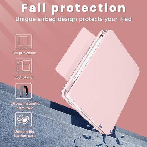 iPad Air 5th/4th Gen Keyboard Case with trackpad, Support iPad Air 11 inch M2 Pro 11"- Detachable Case 10.9/11 inch with Pencil Holder (Black, iPad Air 11 inch M2 2024/iPad Air5/Air4/Pro11) in Saudi Arabia