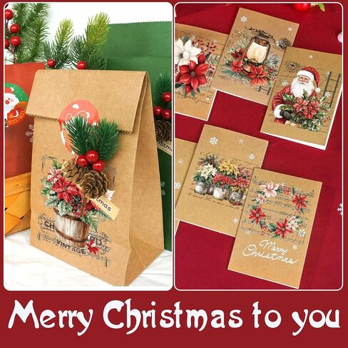 WANDIC 6 Sheets Christmas Flowers Letter Theme Rub On Transfer Sticker, Flower Decal for Home Party DIY Scrapbooking Photo Albums Furniture,15 * 30cm in Saudi Arabia