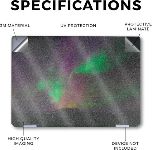 جلد لامع لامع لامع متوافق مع HP Specter X360 14 "(2024) - ضباب رويال - غطاء ملصق واقي من الفينيل 3M - سهلة التطبيق | مصنوعة في الولايات المتحدة الأمريكية بواسطة Mayyskins in Saudi Arabia