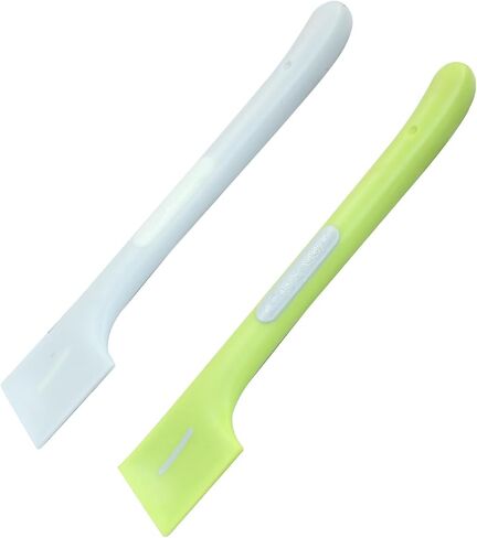Zorfeter 4 Pack Pet Food Spoon ، Silicone Mixing Alvons Caned Scoop ، Can Mini Spatula Food Can Spoon for Teeding Can Cal Can Storage Cog/Cat (Green+Gray) in Kuwait
