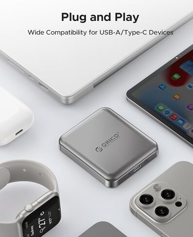 ORICO 512 GB Magnetic External SSD, 4K ProRes HDR Record and Store, USB3.1 Gen2(1000MB/s), USB3.2 Gen2*2(2000MB/s), Portable Solid State Drive, Compatible with Smartphone, Tablet, Computer - A20PLUS in Saudi Arabia