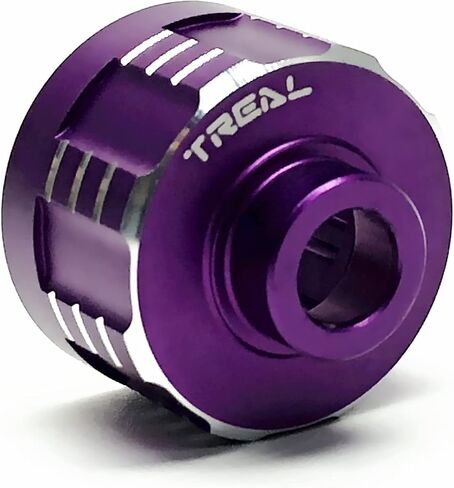 Treal Aluminum 7075 Diff Housing Cup Compatible with Axial RBX10 Ryft (Orange) in Saudi Arabia