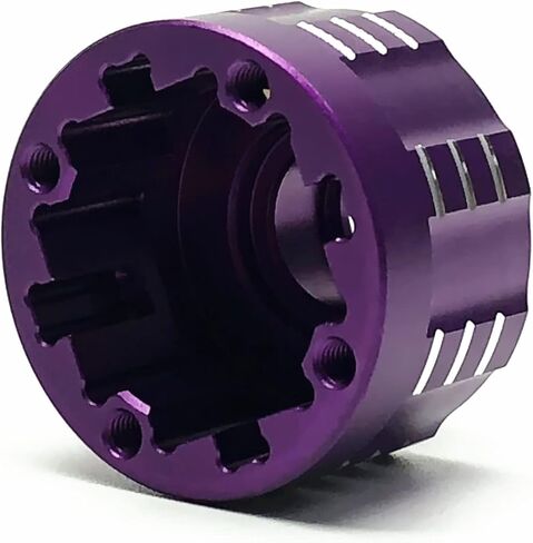 Treal Aluminum 7075 Diff Housing Cup Compatible with Axial RBX10 Ryft (Orange) in Saudi Arabia