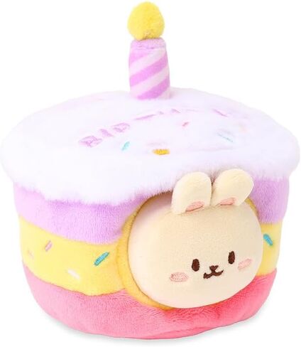 Anirollz Birthday Cake Oufitz Bunniroll Mini Plush – Soft & Cuddly Stuffed Bunny, Cute Collectible Gift for Plush Lovers, 4" Small & Adorable in Saudi Arabia