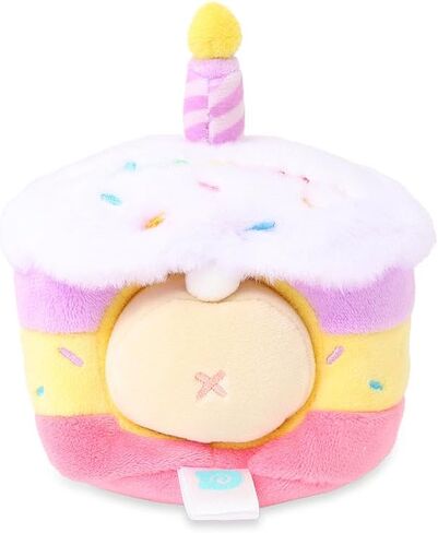 Anirollz Birthday Cake Oufitz Bunniroll Mini Plush – Soft & Cuddly Stuffed Bunny, Cute Collectible Gift for Plush Lovers, 4" Small & Adorable in Saudi Arabia