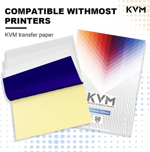 KVM Tattoo Transfer Termal Termal Tatto Tattoo Paper A4 Size in Saudi Arabia