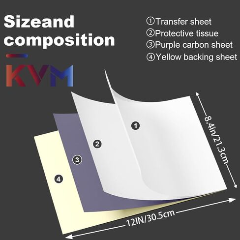 KVM Tattoo Transfer Termal Termal Tatto Tattoo Paper A4 Size in Saudi Arabia