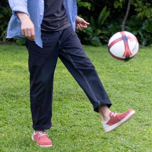 أحذية Kickback Haven - أحذية بدون كعب للرجال - أحذية كاجوال أنيقة خفيفة الوزن برباط للرجال - أحذية قماشية مريحة طوال اليوم - أحذية رجالية سهلة الارتداء in Kuwait