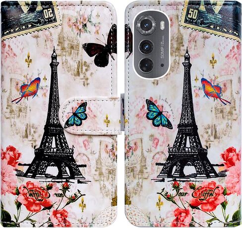 Case for Motorola Edge 2022, Mandala Flower Space Leather Flip Phone Case Wallet Cover with Card Slot Holder Kickstand for Moto Motorola Edge 2022 in Kuwait